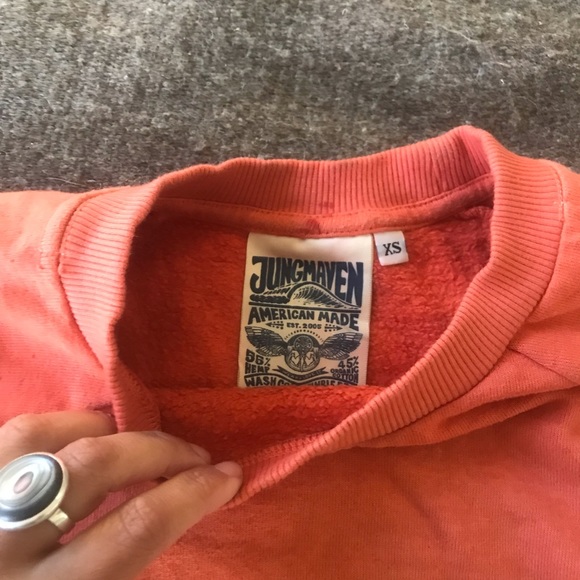 Alpine Raglan Stain glass tie dyed sweatshirt - Picture 3 of 3